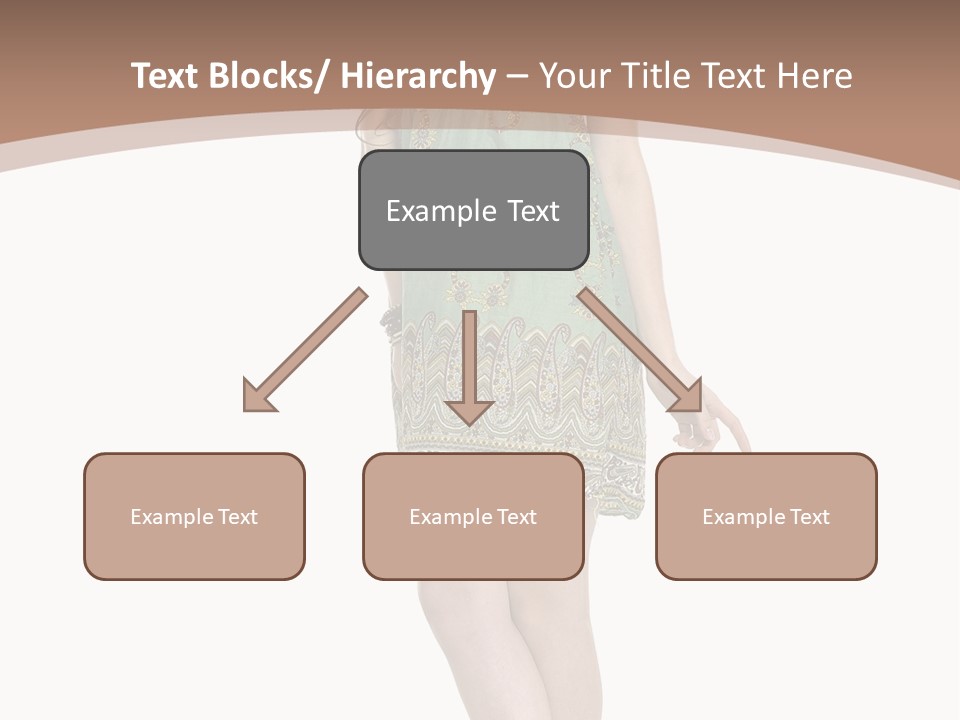Female Facial Head PowerPoint Template