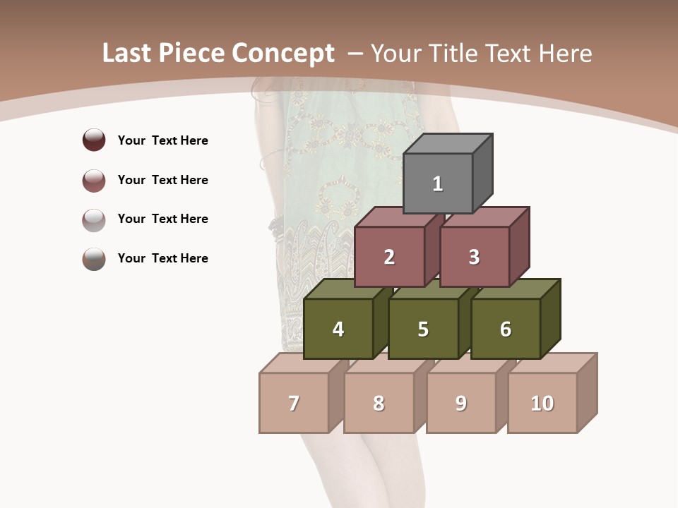 Female Facial Head PowerPoint Template