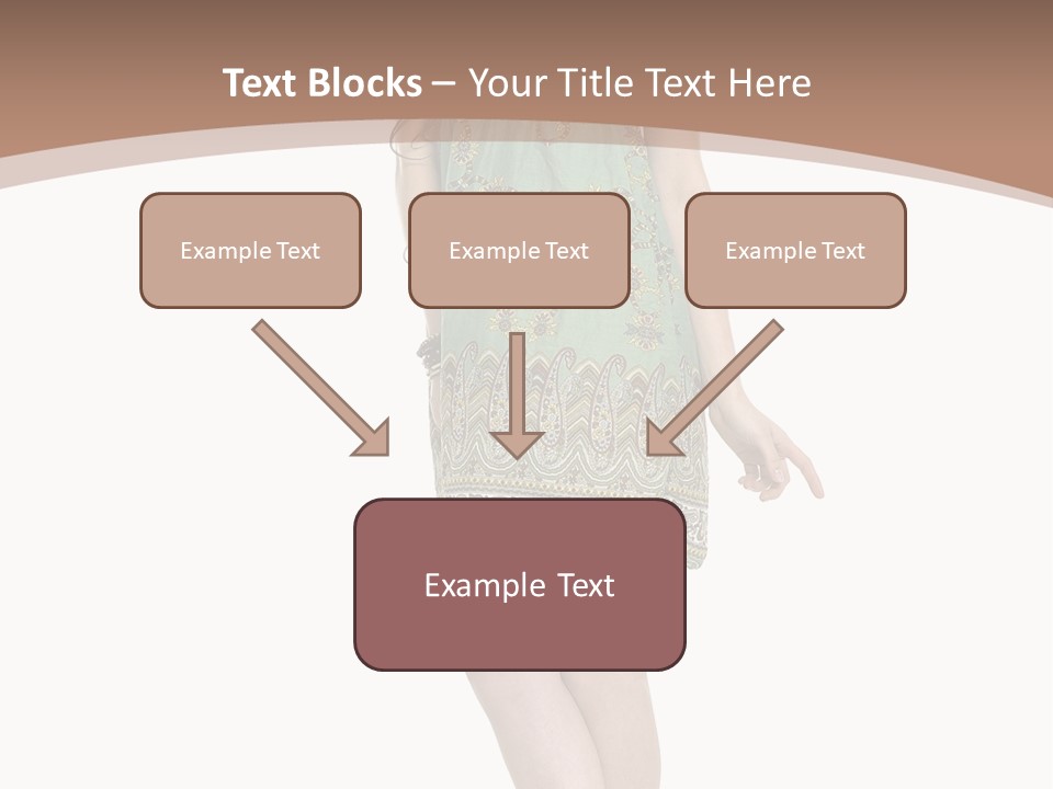Female Facial Head PowerPoint Template