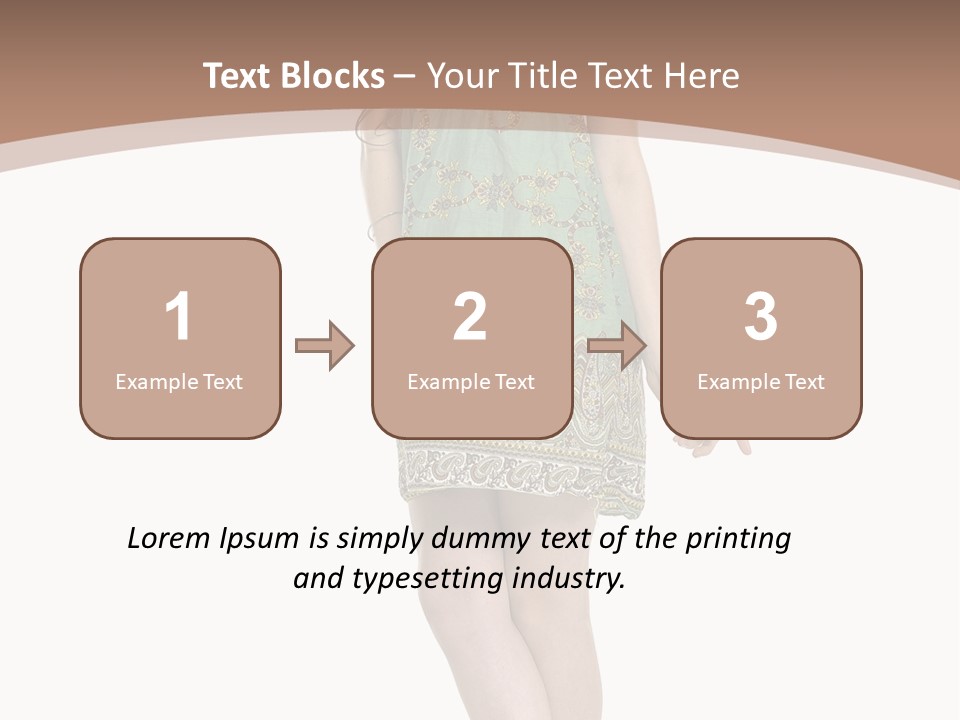 Female Facial Head PowerPoint Template