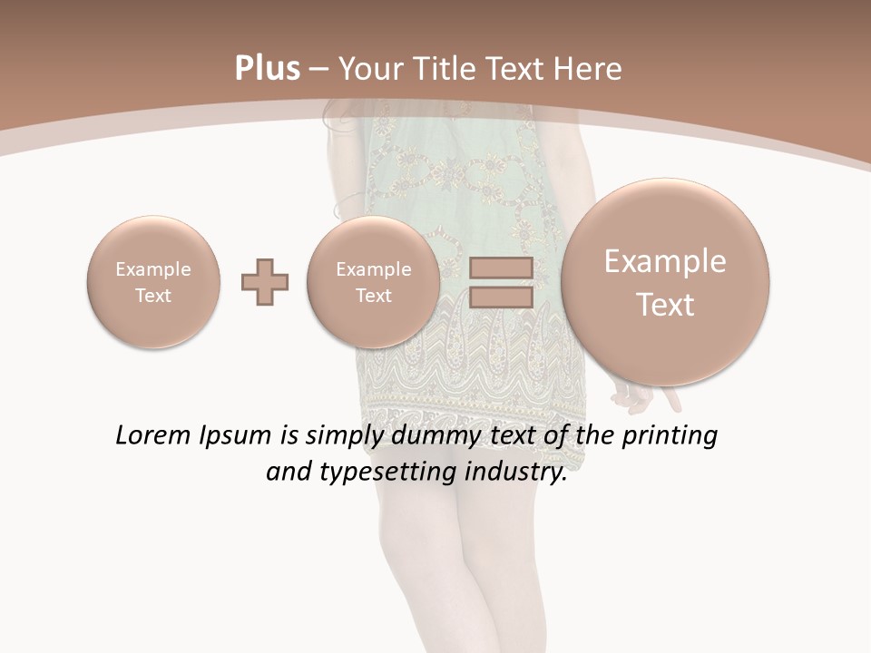 Female Facial Head PowerPoint Template