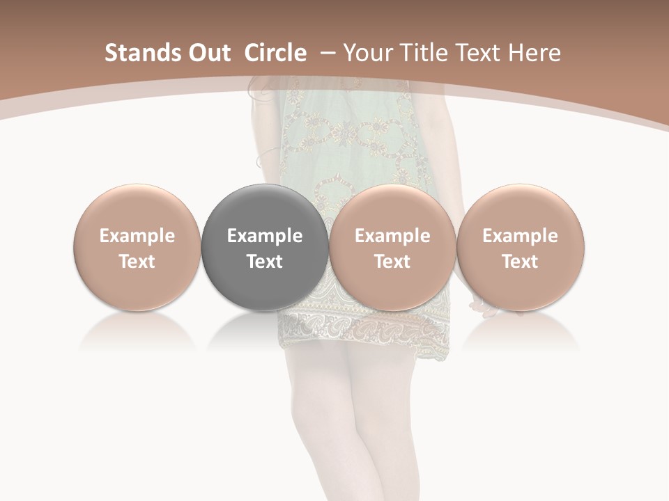 Female Facial Head PowerPoint Template