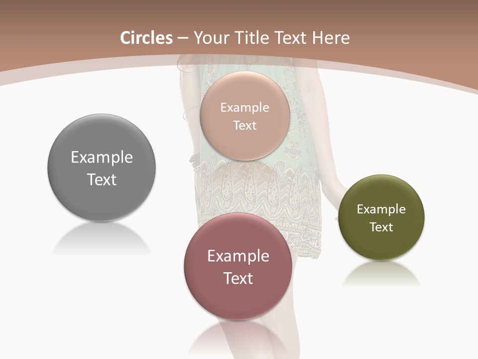 Female Facial Head PowerPoint Template