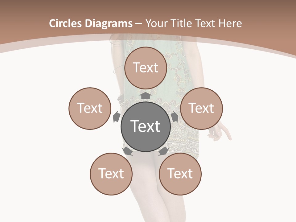 Female Facial Head PowerPoint Template