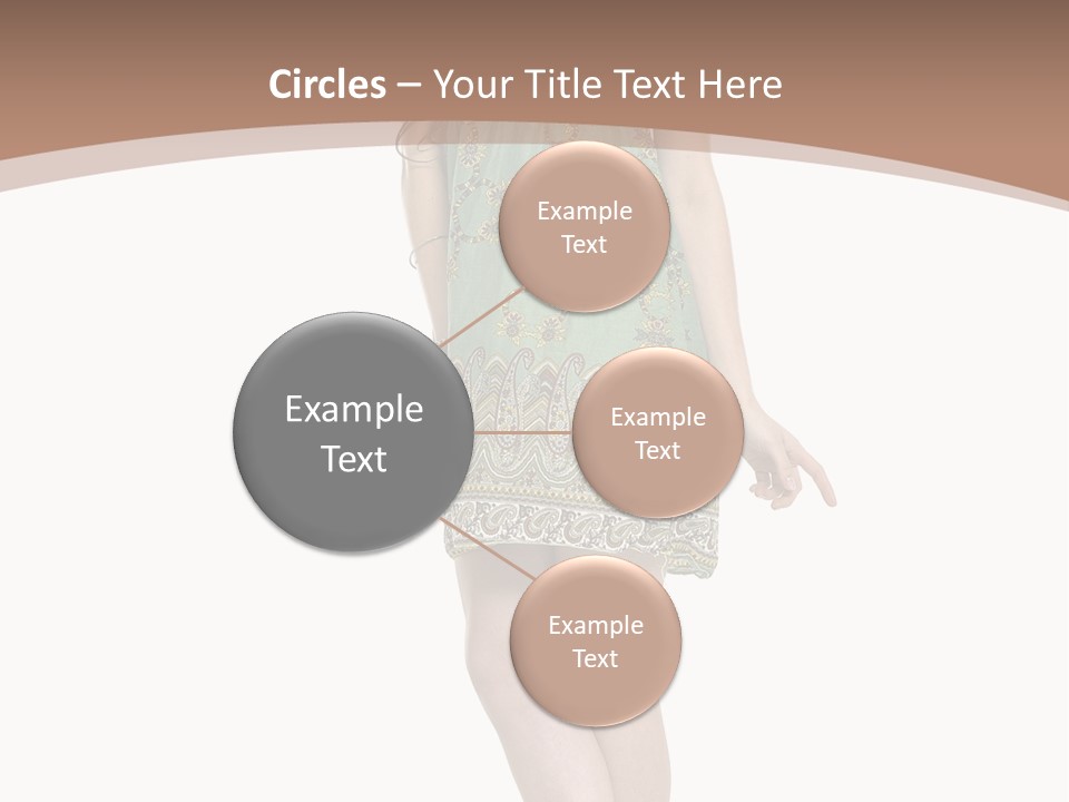 Female Facial Head PowerPoint Template