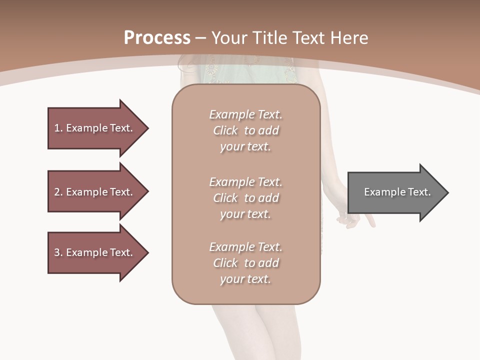 Female Facial Head PowerPoint Template