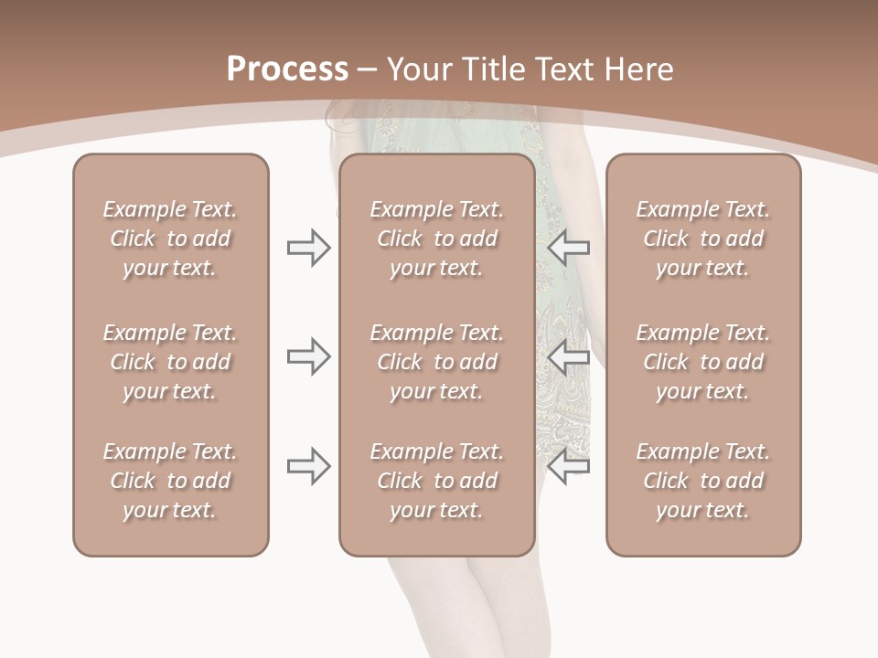 Female Facial Head PowerPoint Template