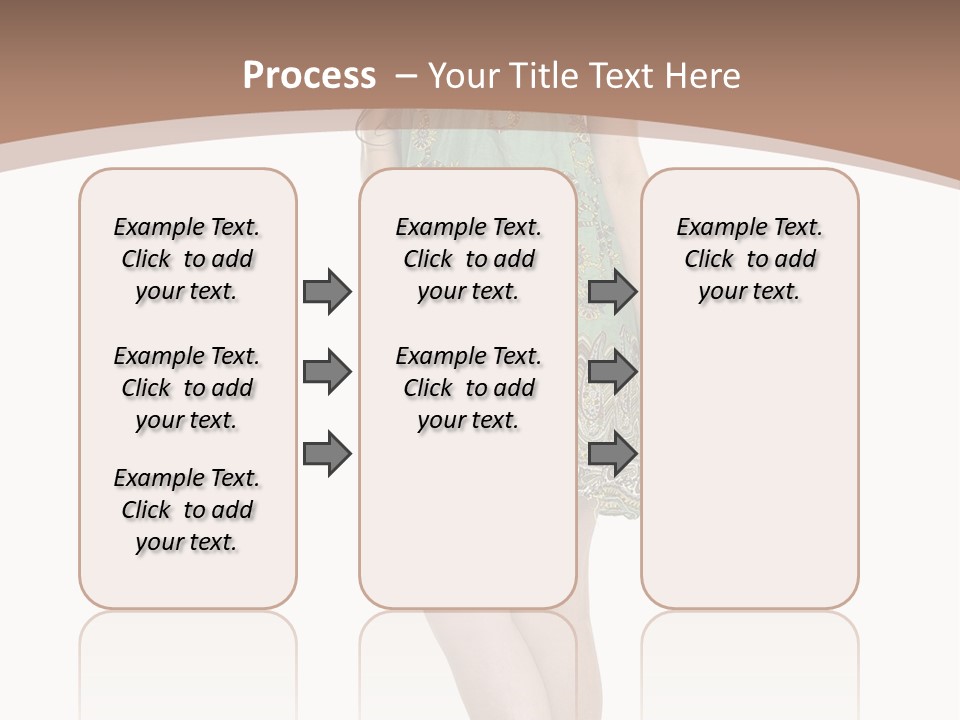 Female Facial Head PowerPoint Template