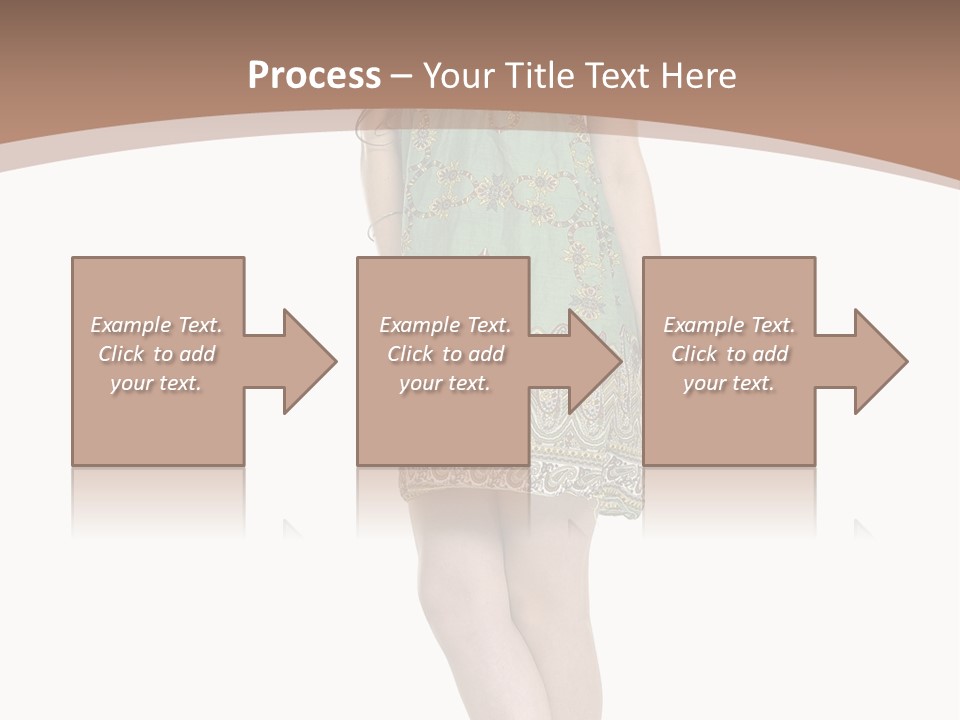 Female Facial Head PowerPoint Template