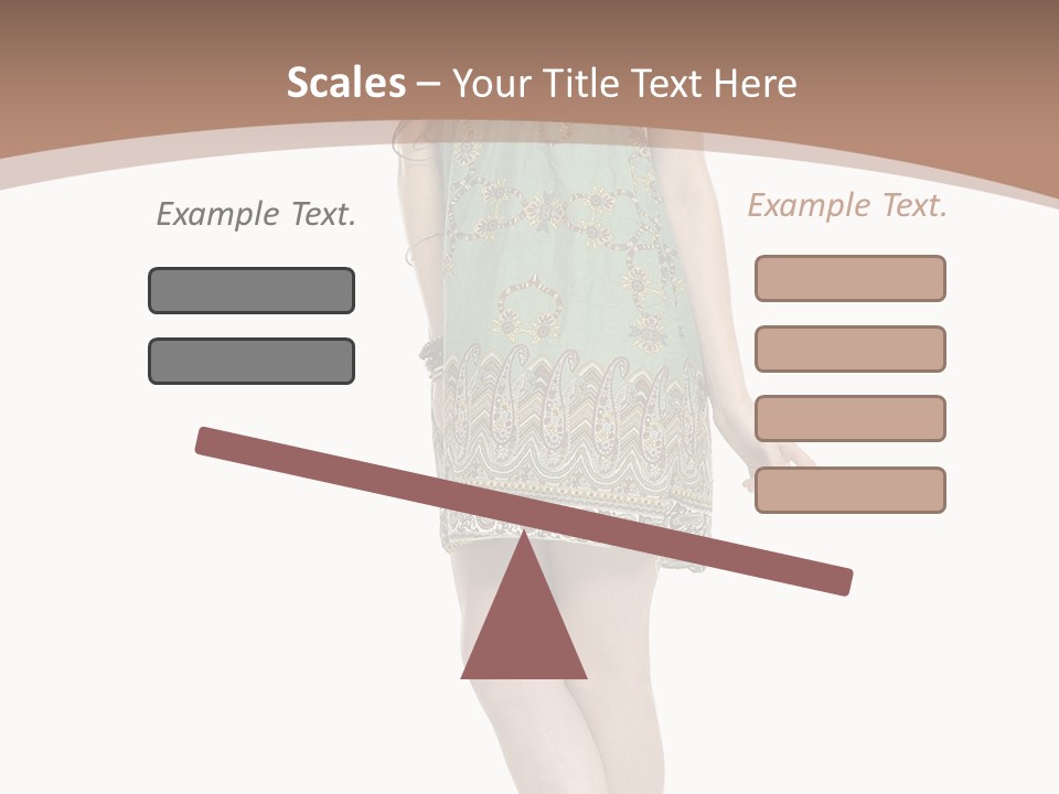Female Facial Head PowerPoint Template