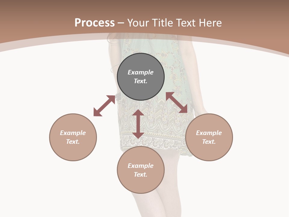 Female Facial Head PowerPoint Template