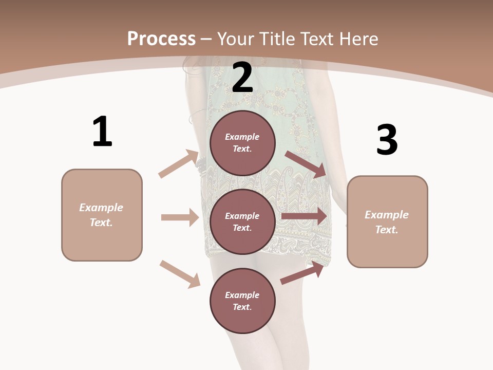 Female Facial Head PowerPoint Template