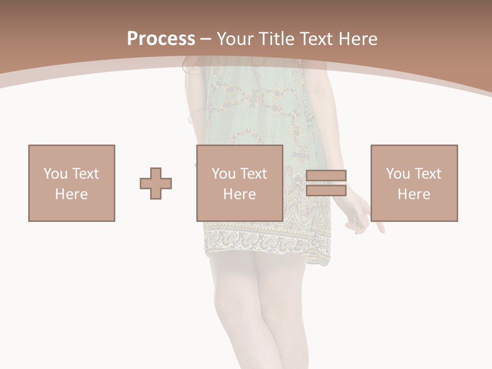 Female Facial Head PowerPoint Template