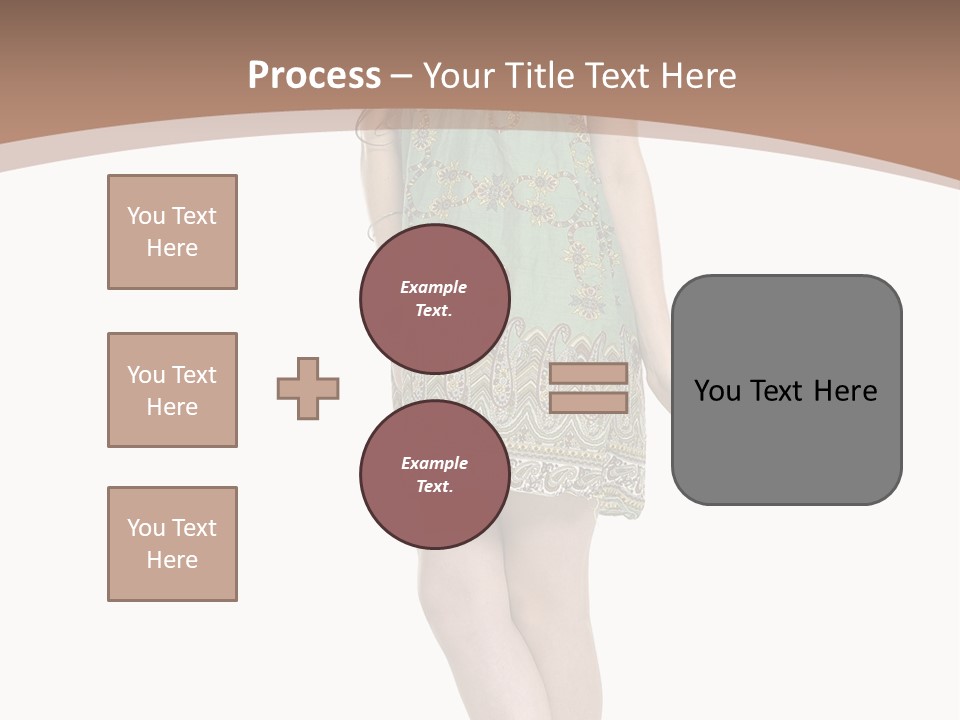 Female Facial Head PowerPoint Template