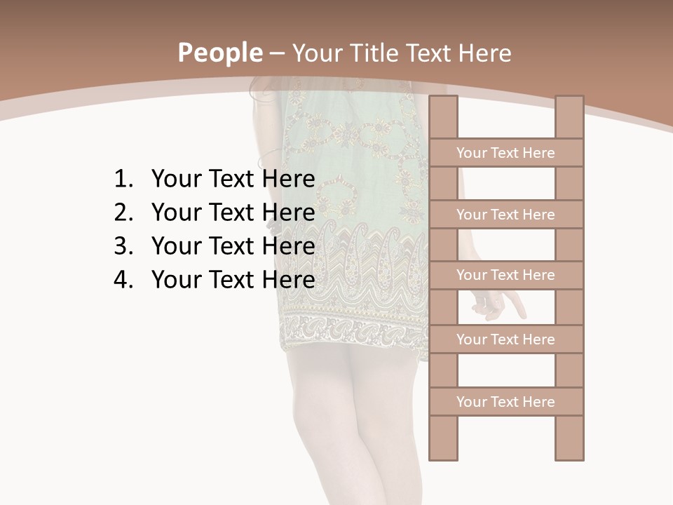 Female Facial Head PowerPoint Template
