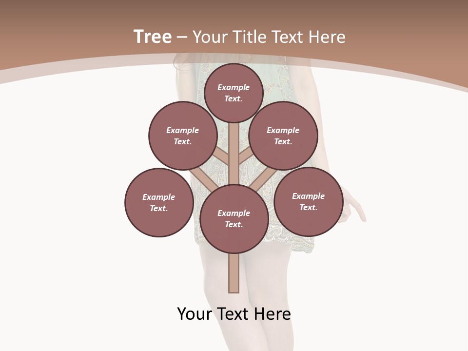 Female Facial Head PowerPoint Template