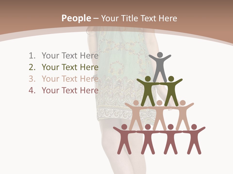 Female Facial Head PowerPoint Template