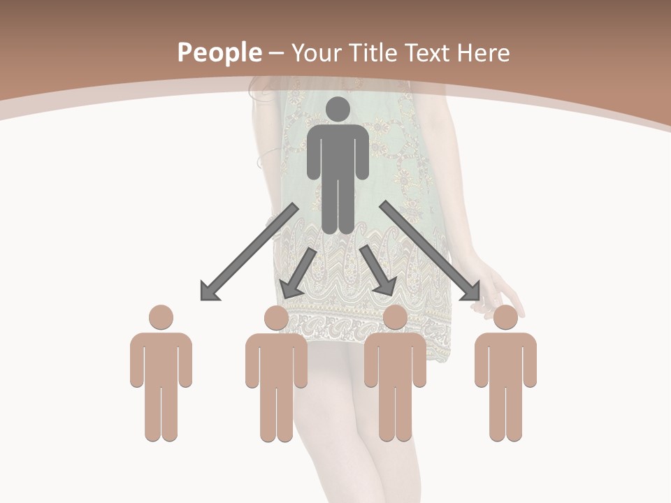 Female Facial Head PowerPoint Template