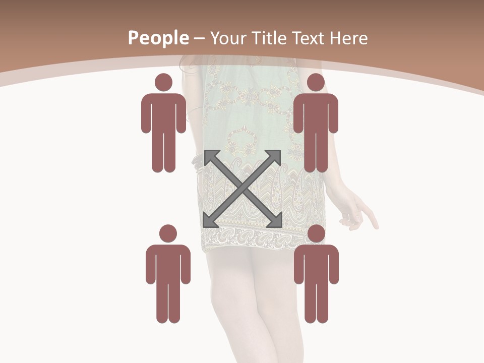 Female Facial Head PowerPoint Template