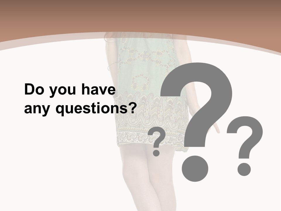 Female Facial Head PowerPoint Template