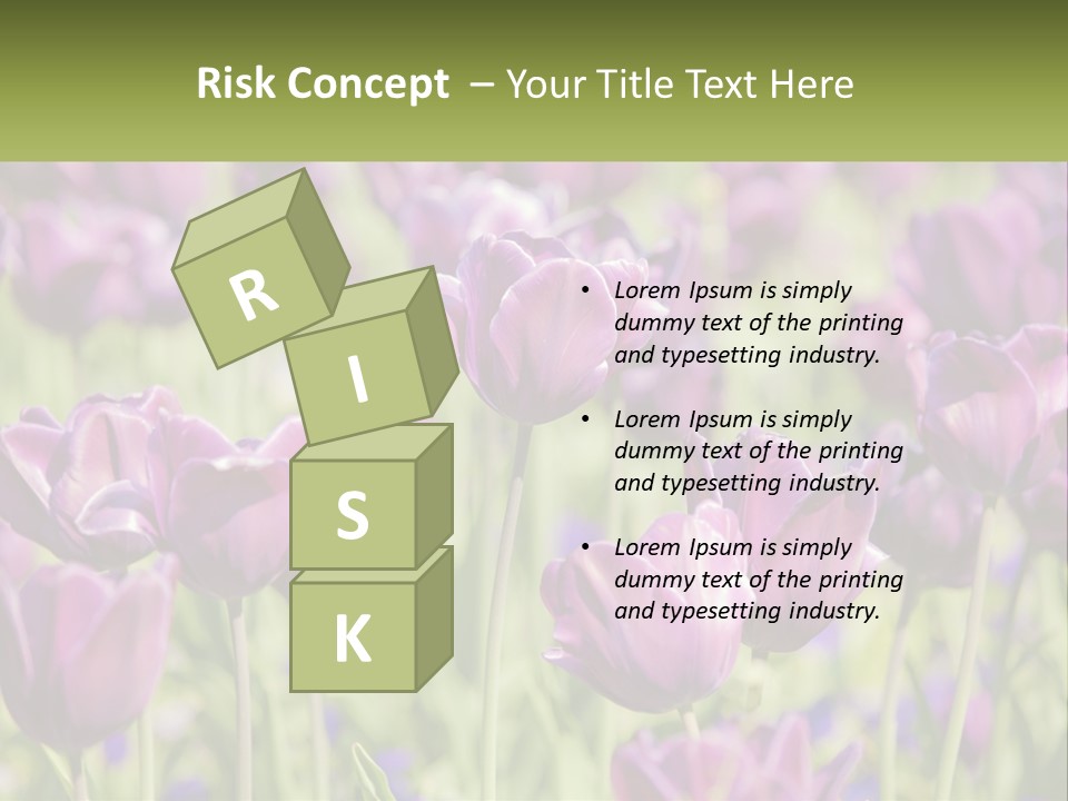 Flower Field Park PowerPoint Template