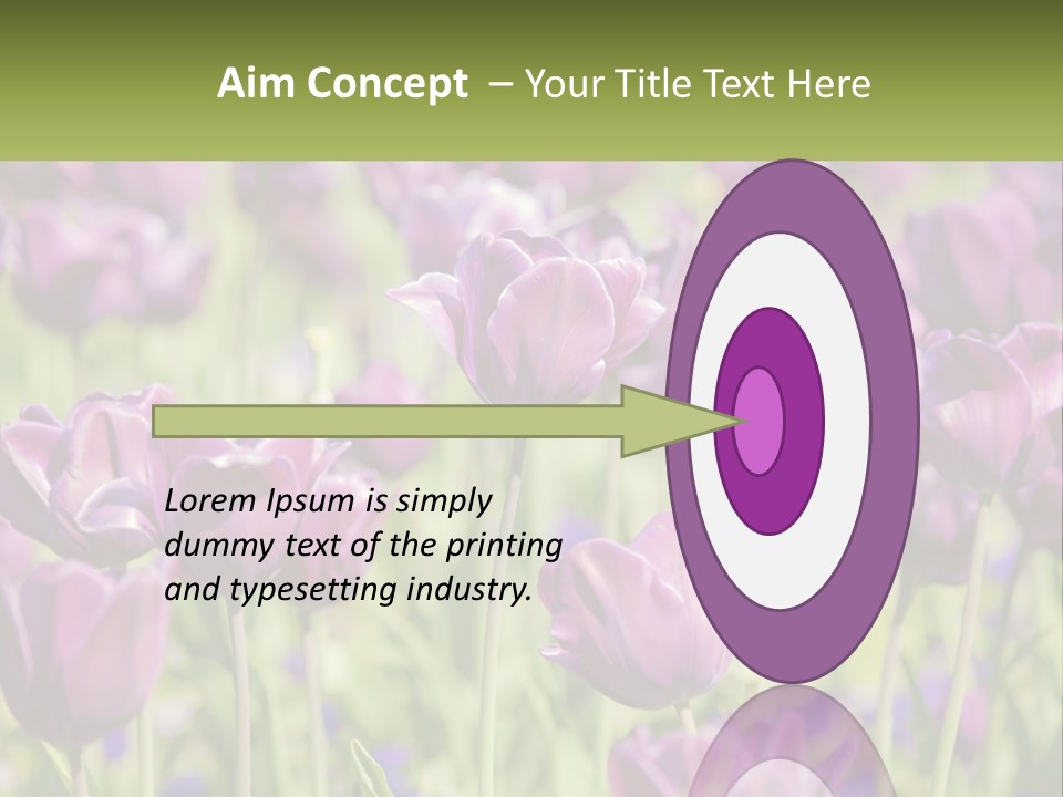 Flower Field Park PowerPoint Template