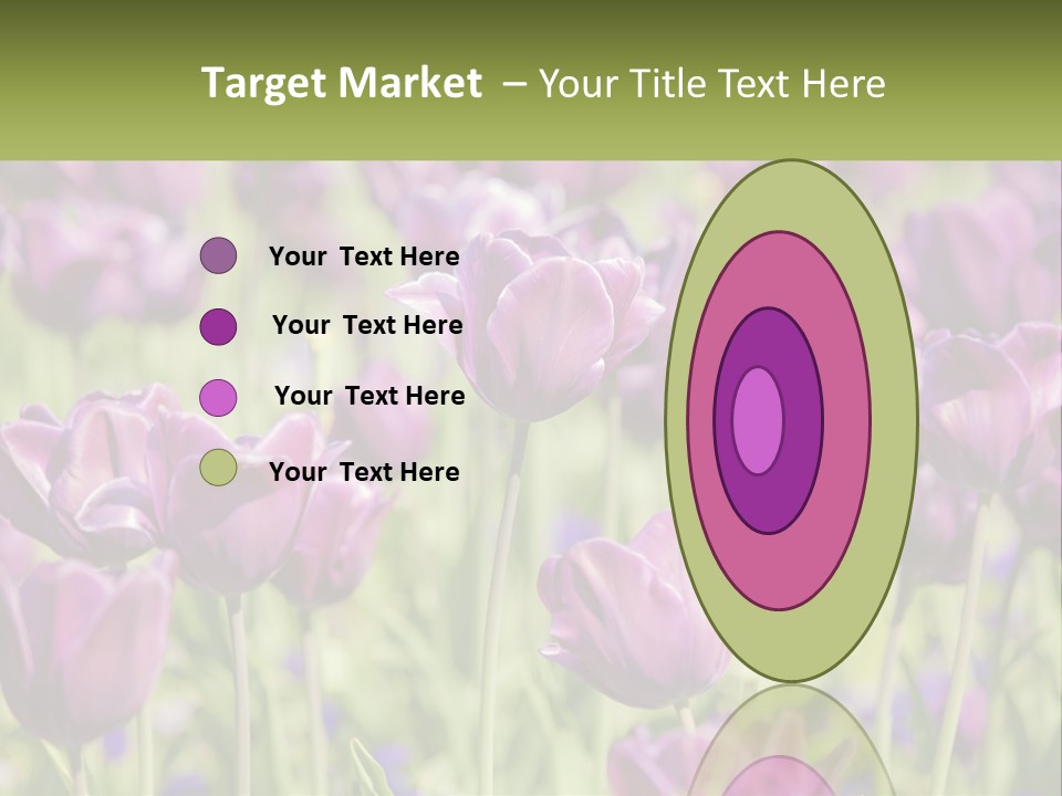 Flower Field Park PowerPoint Template