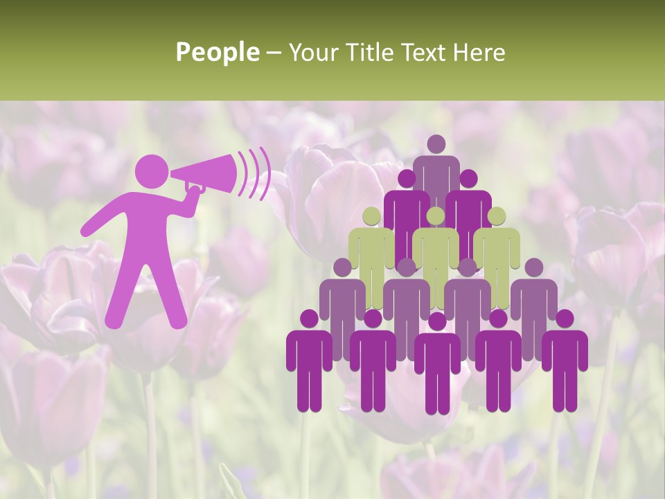 Flower Field Park PowerPoint Template