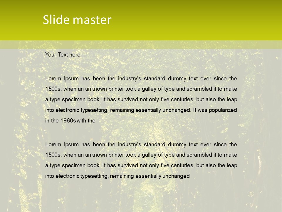 Mystery Beauty Way PowerPoint Template