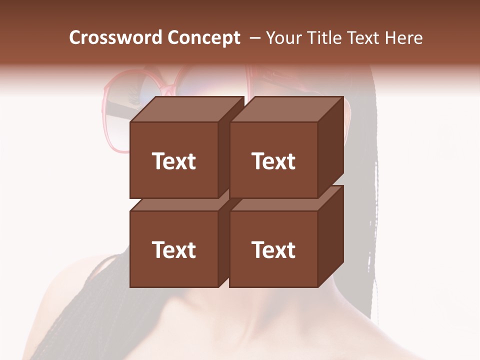 Beauty Joy Model PowerPoint Template