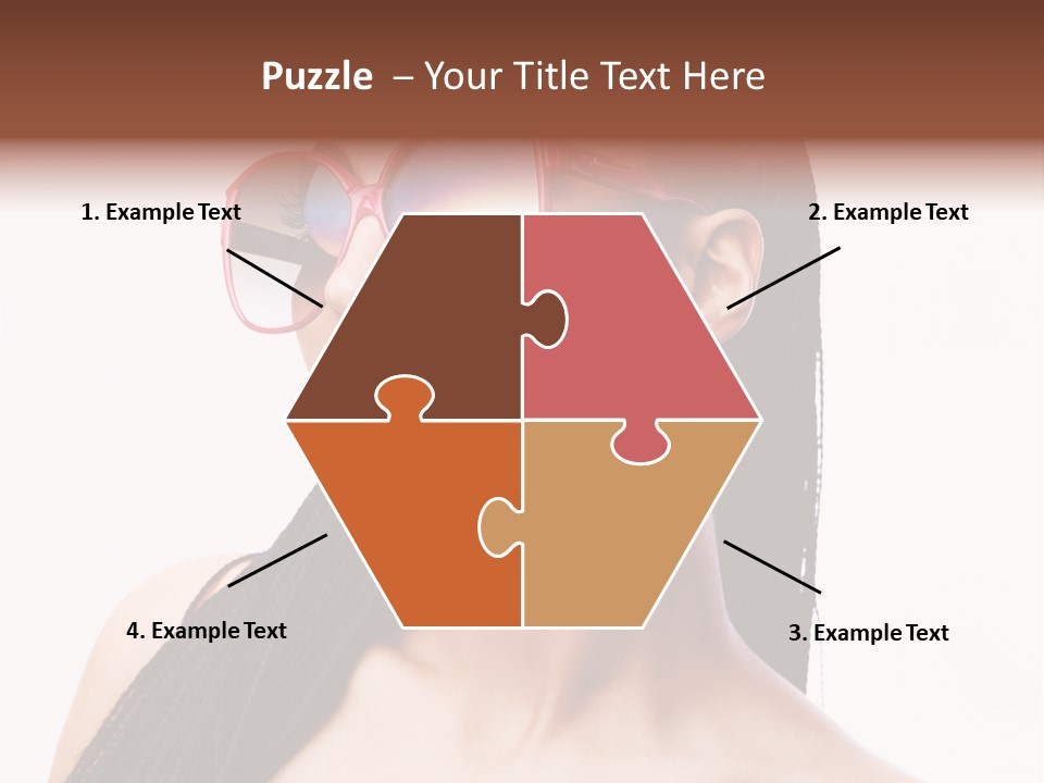 Beauty Joy Model PowerPoint Template