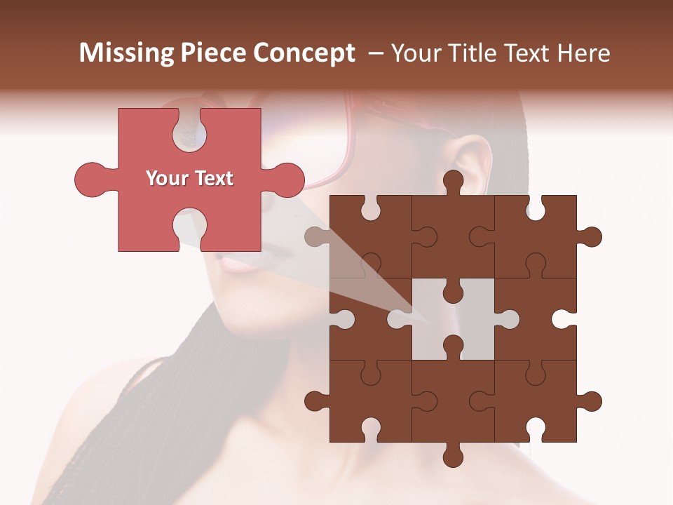 Beauty Joy Model PowerPoint Template