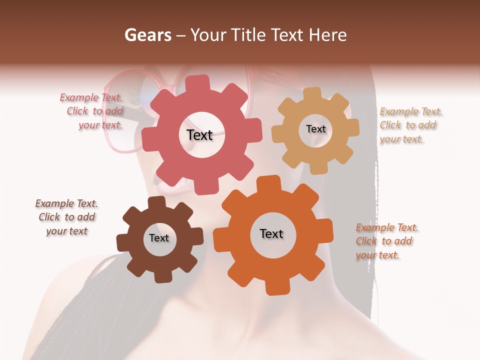 Beauty Joy Model PowerPoint Template