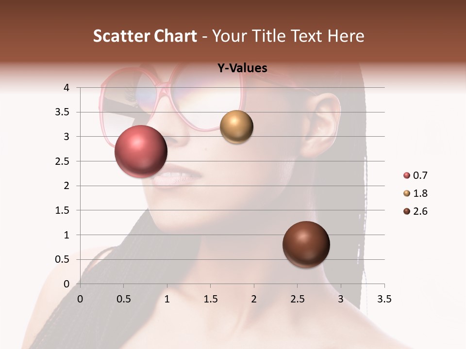 Beauty Joy Model PowerPoint Template