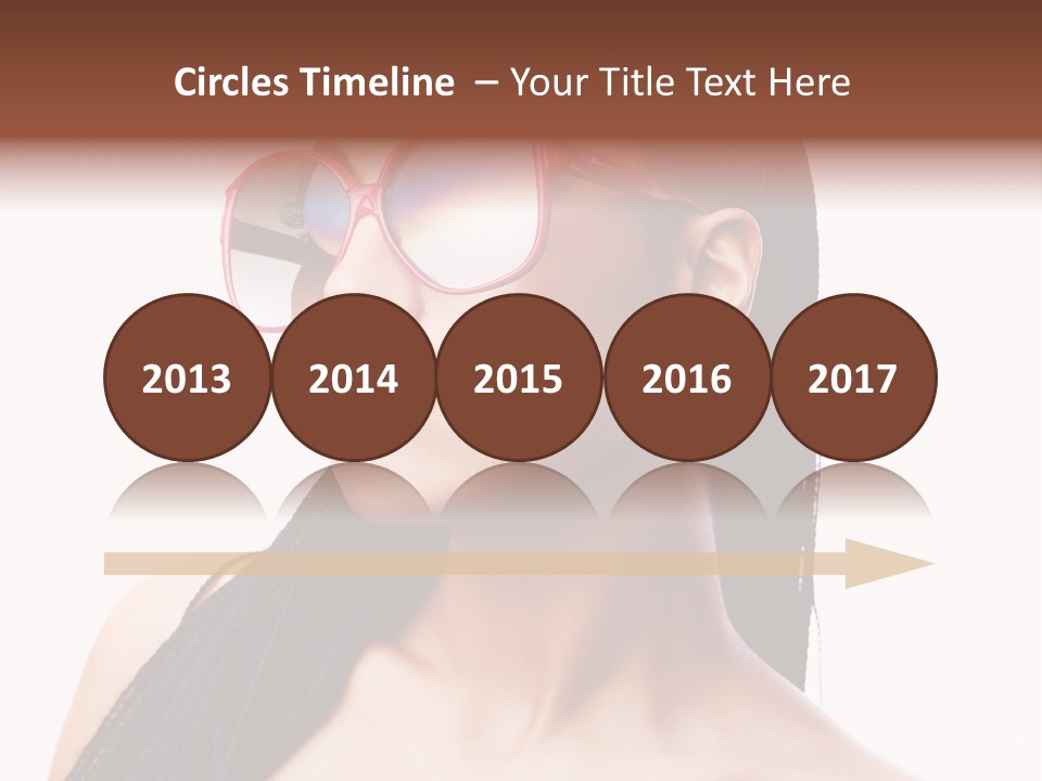 Beauty Joy Model PowerPoint Template