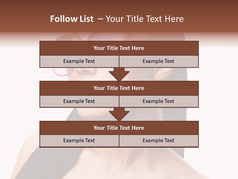 Beauty Joy Model PowerPoint Template