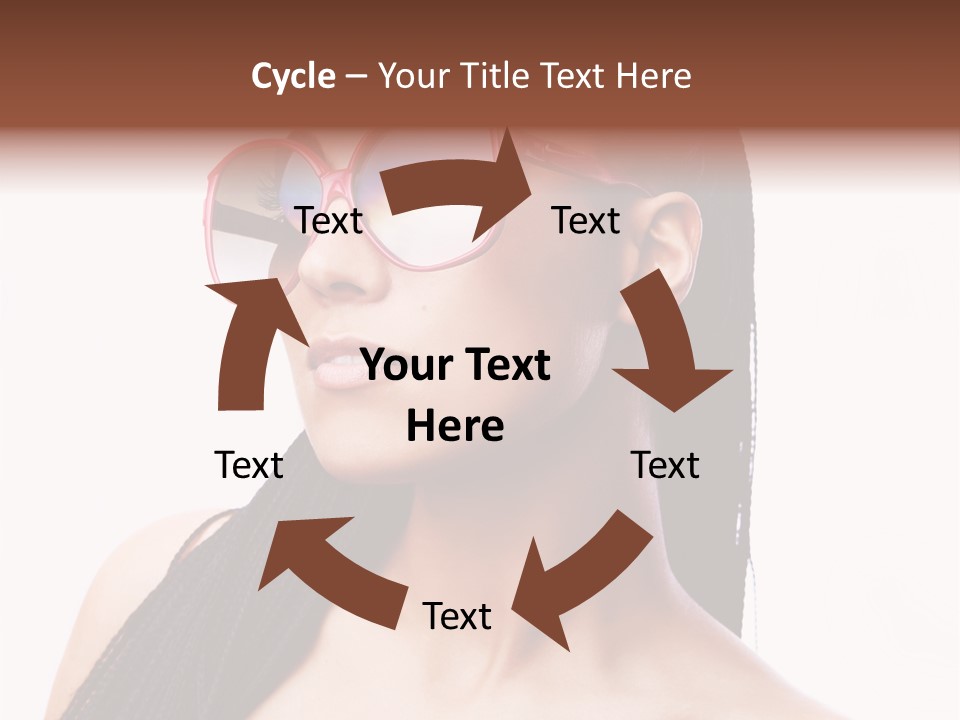 Beauty Joy Model PowerPoint Template