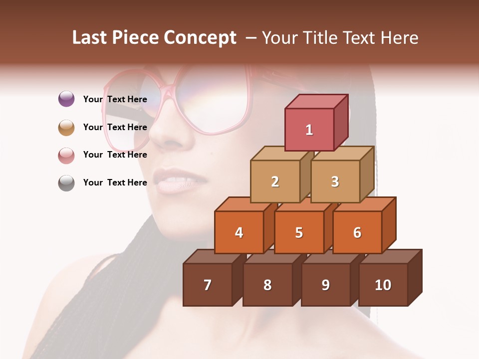 Beauty Joy Model PowerPoint Template