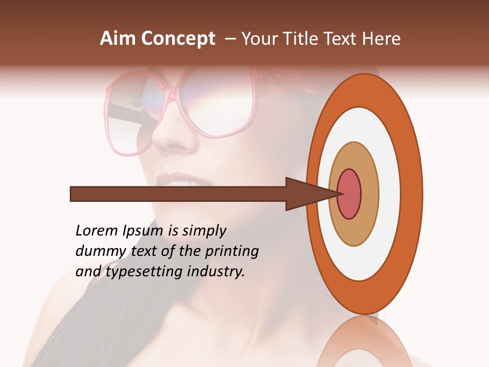 Beauty Joy Model PowerPoint Template