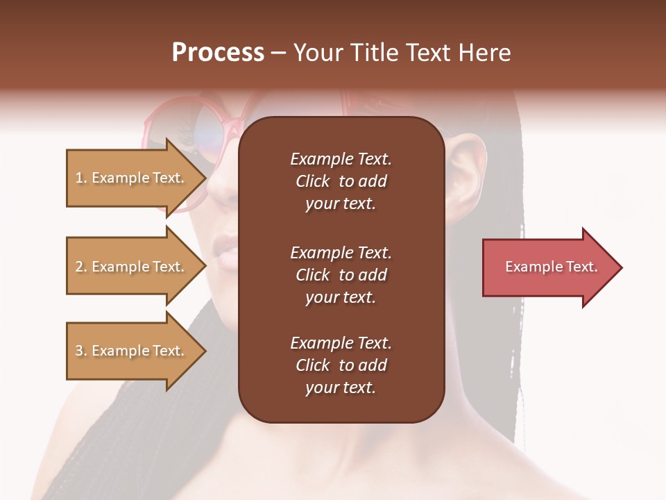 Beauty Joy Model PowerPoint Template