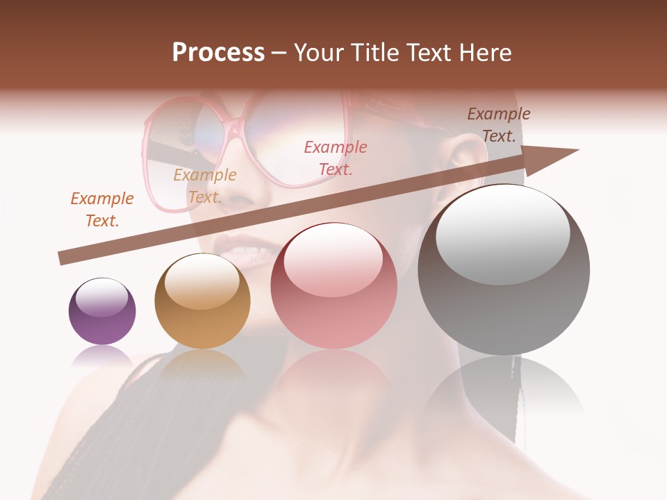 Beauty Joy Model PowerPoint Template