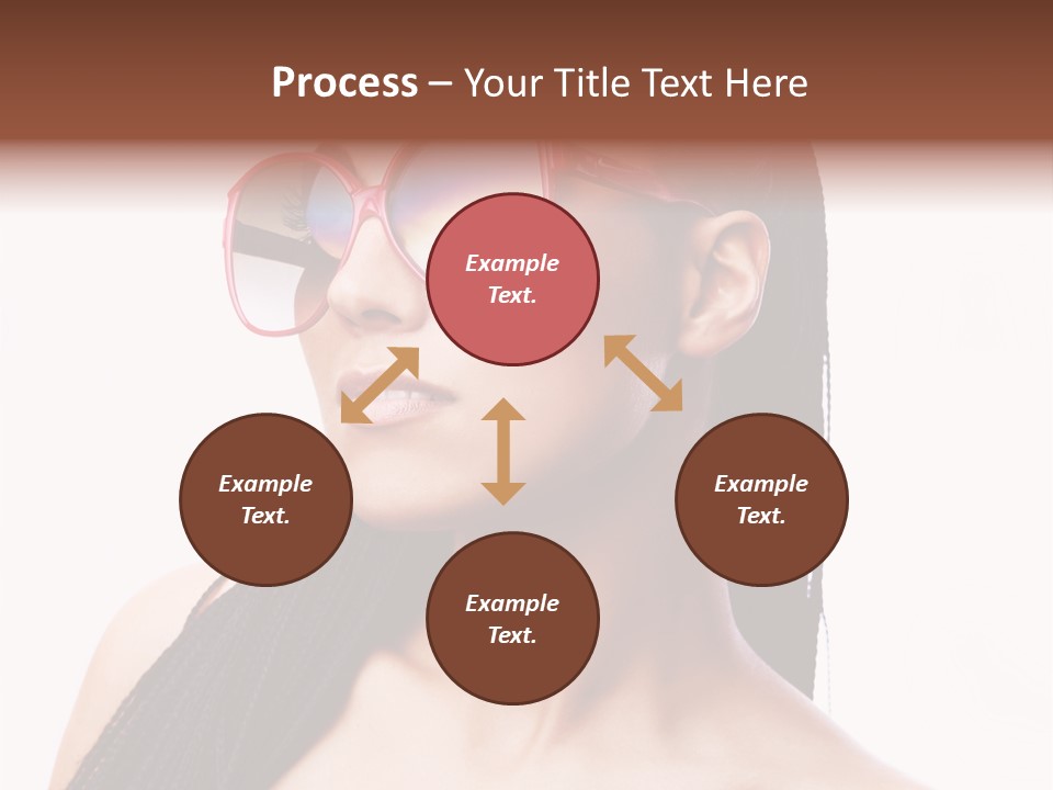 Beauty Joy Model PowerPoint Template