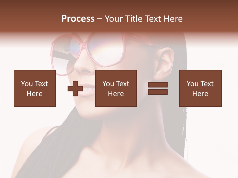 Beauty Joy Model PowerPoint Template