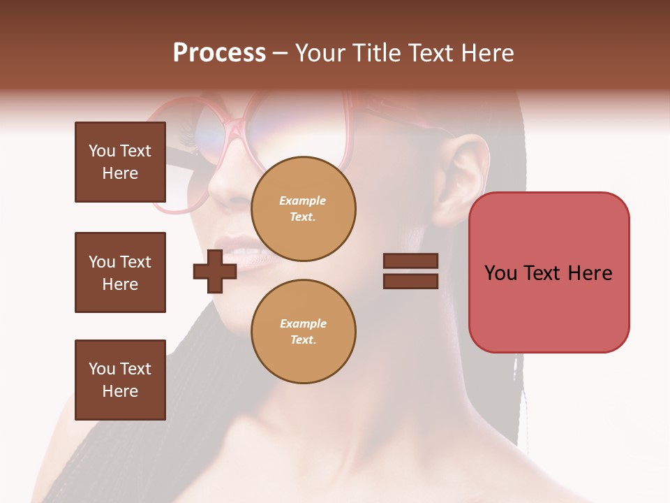 Beauty Joy Model PowerPoint Template