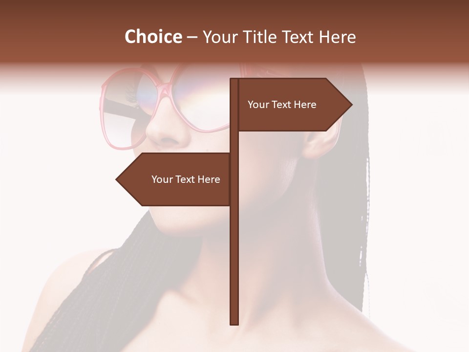 Beauty Joy Model PowerPoint Template