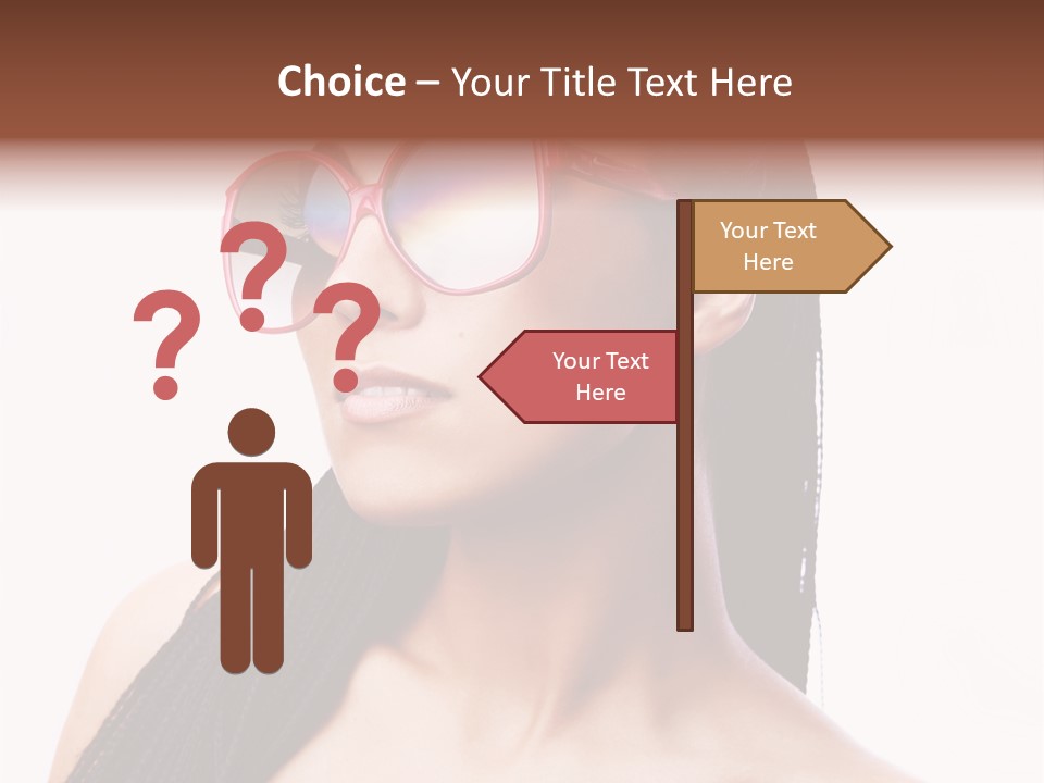 Beauty Joy Model PowerPoint Template