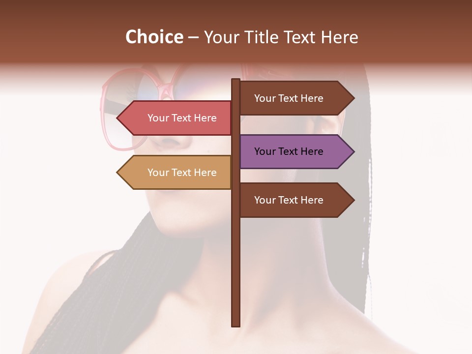 Beauty Joy Model PowerPoint Template