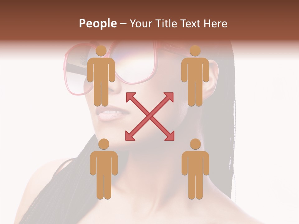 Beauty Joy Model PowerPoint Template