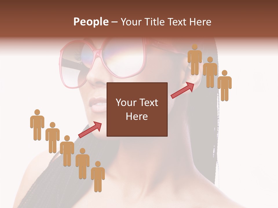 Beauty Joy Model PowerPoint Template