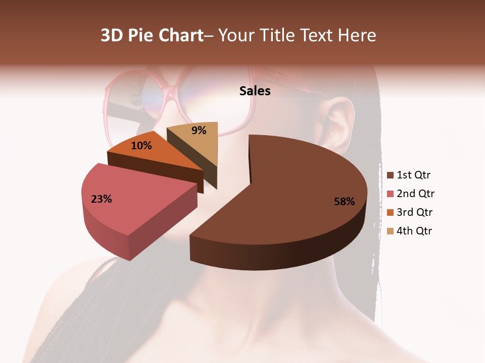 Beauty Joy Model PowerPoint Template